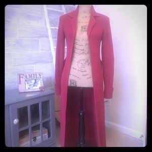 Red Guess cardigan duster